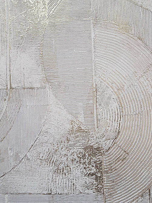 Шпалери вінілові на флізеліні метрові Sintra Edelina геометрія абстракції фігури структурні 3д коричневі кавові золотисті Київ - фото 1