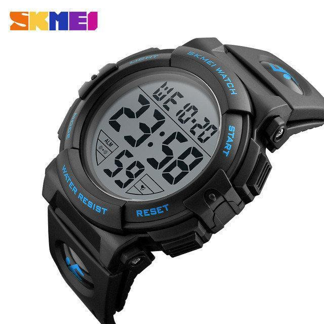 Мужские спортивные наручные часы Skmei 1258 Синий Винница - изображение 5