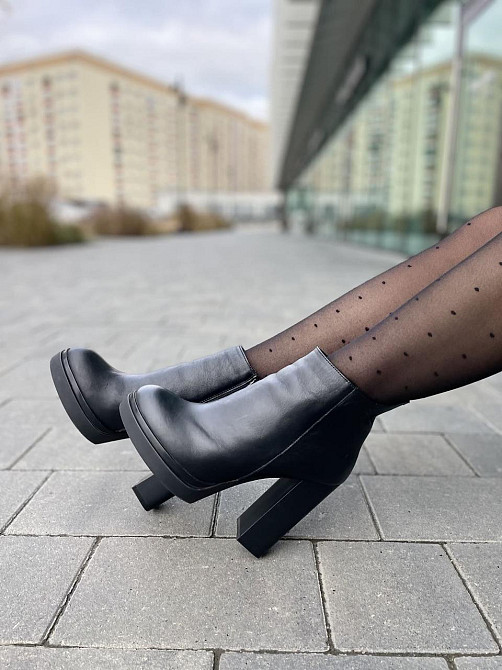 Valiente Черевики жіночі VALIENTE Бьорк чорні (зима, шкіра натуральна) (4054) лише 40р. 40 Коломыя - изображение 1