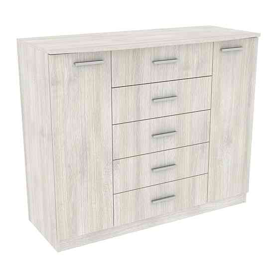 Комод №5, Дуб Шамоні Світлий, 1200/450/1000 Львів