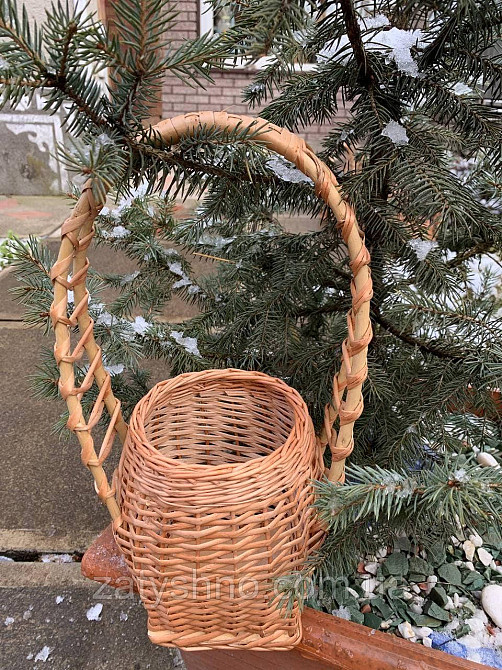Корзина из лозы под литровую банку на выбор Киев - изображение 2