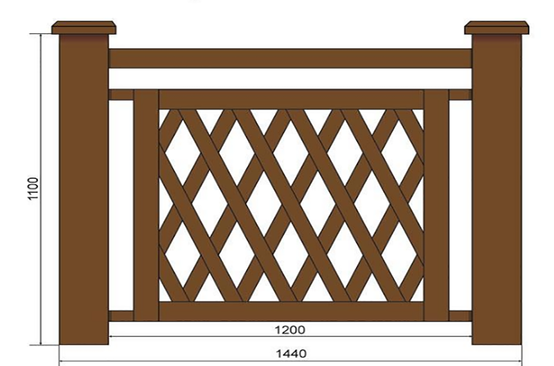 Секция перил 