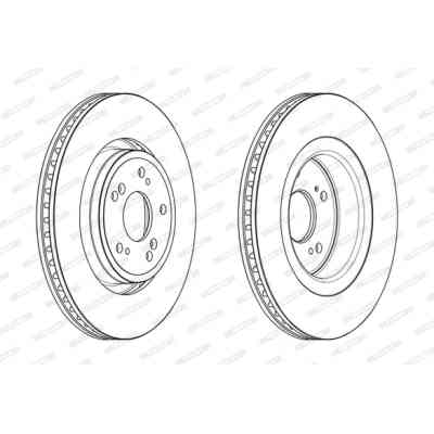 Тормозной диск FERODO DDF2657C Винница