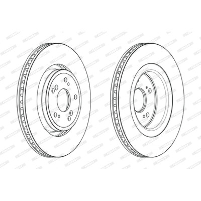Тормозной диск FERODO DDF2657C Винница - изображение 1