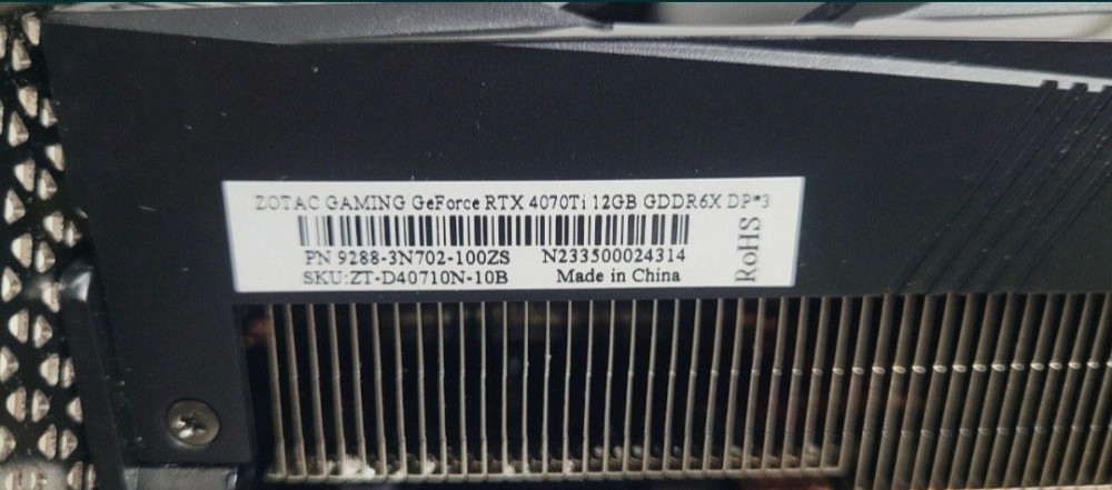 Видеокарта ZOTAC Gaming RTX 4070 ti 12Gb. Киев - изображение 1