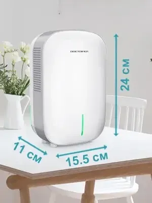 Компактный осушитель воздуха Doctor-101 LIMA с технологией Peltier для небольших помещений на 800мл Днепр - изображение 8