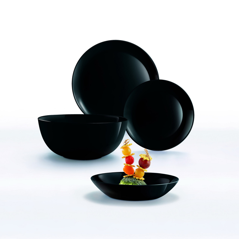 Тарелка суповая LUMINARC DIWALI BLACK (6425793) Киев - изображение 2