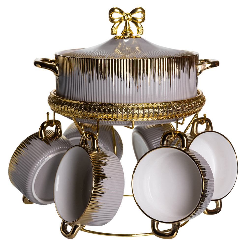 Суповой сервиз на 6 персон с подставкой и бульонницами Киев - изображение 3