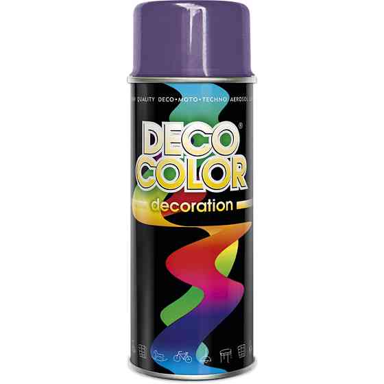 Краска аэрозольная алкидная DecoColor фиолетовый (RAL4005) 400мл Киев