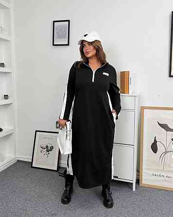 Женское стильное платье батал в стиле спорт шик итальянский трикотаж 56/58 Одесса