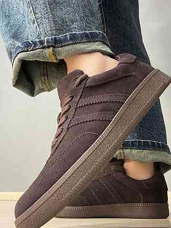 Кеды женские Hengji 8009-13 samba замшевые коричневые, 40, 25,5 см Киев