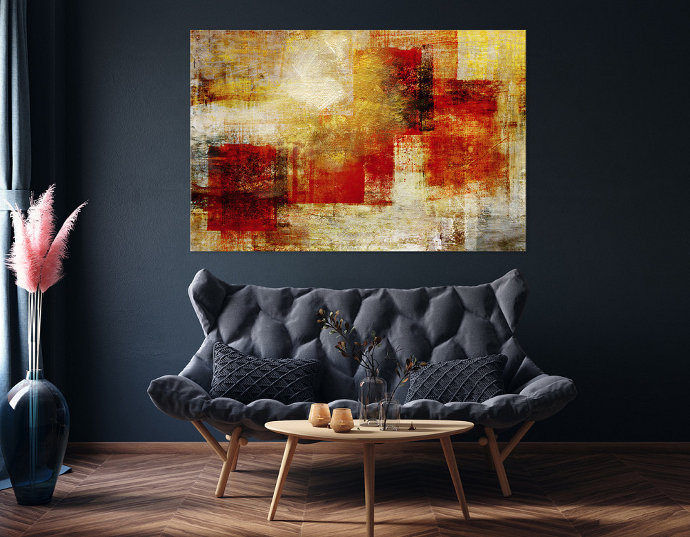 Картина холст  у вітальню / спальню Абстракція    MLP_7 ( 60х30см ) 80x120 см Київ - фото 4