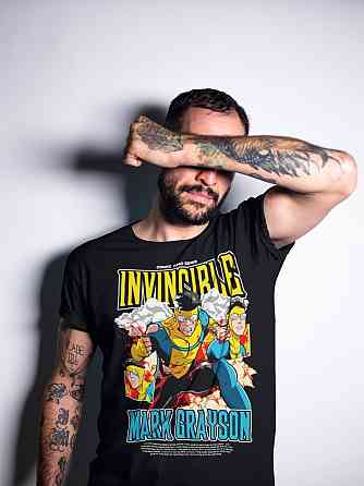 Футболка з аніме принтом Мовіе Бест Філм Ловер оверсайз (S/M/L) Чорний AnimeJ0548 Дніпро