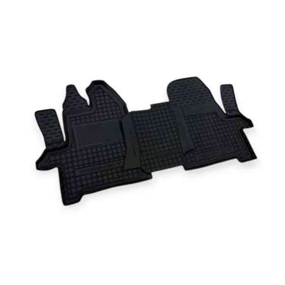 Коврики Форд transit 2014-> 1+2 борт 2,5см, с перемычкой салона Мукачево