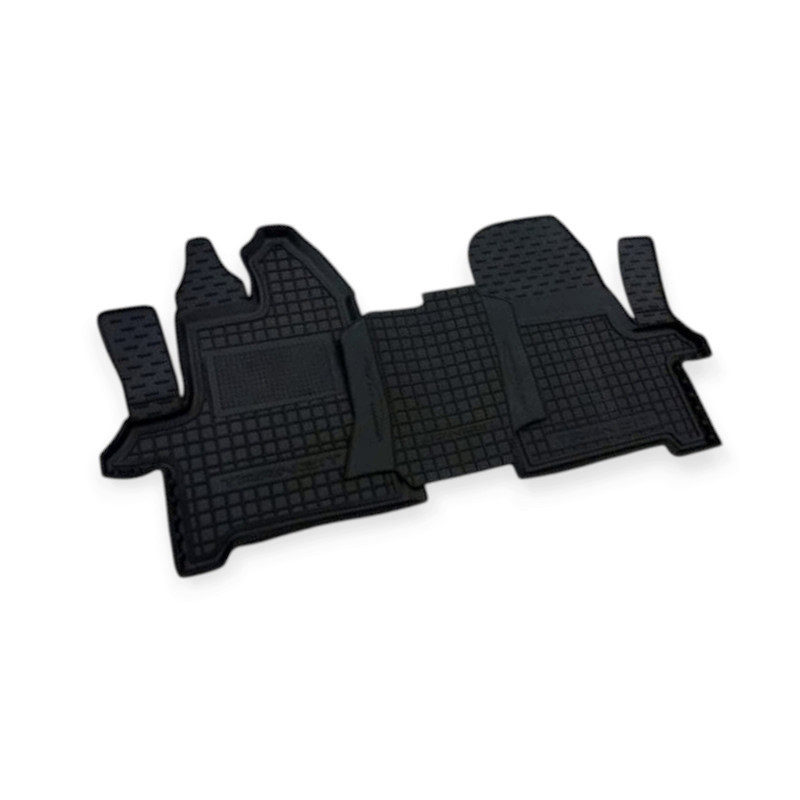 Коврики Форд transit 2014-> 1+2 борт 2,5см, с перемычкой салона Мукачево - изображение 1