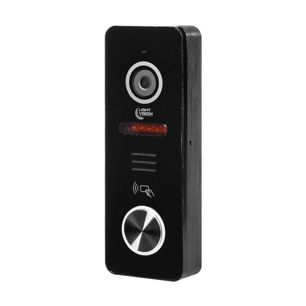 Відеопанель Light Vision RIO FHD(RF) Black зі зчитувачем Mifare (82-00218) Київ - фото 1