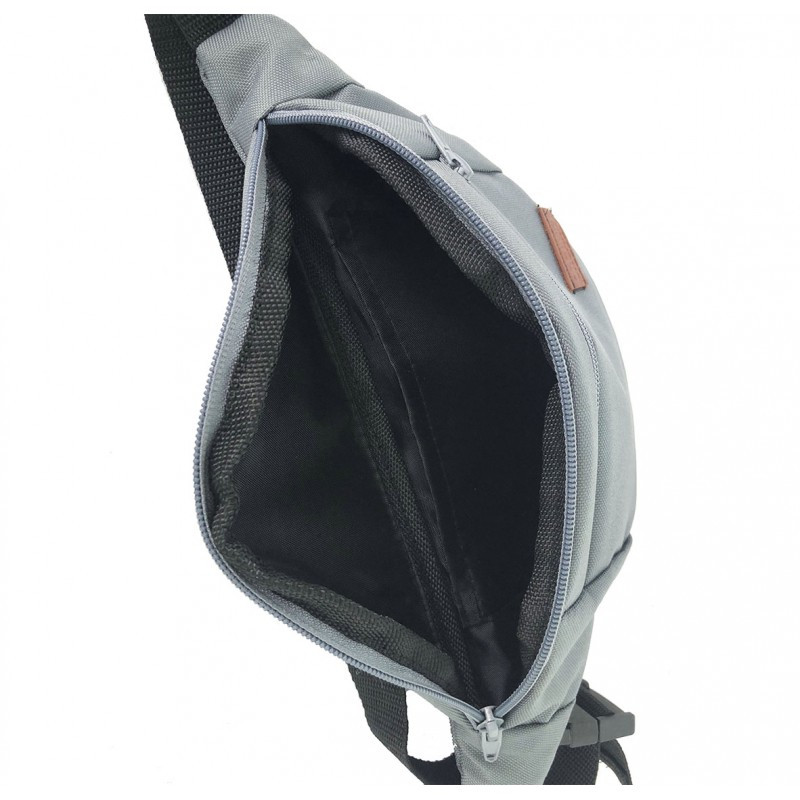 Чоловіча сумка на пояс з 2 відділеннями X002-grey (Сірий) Суми - фото 2