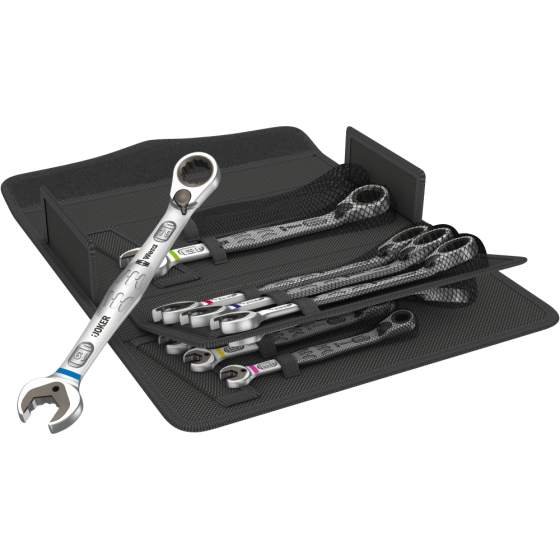 Набір ключів комбінованих Wera з тріскачкою 8-19мм 11шт, в сумці, Joker Switch 6001 05020091001 Одеса
