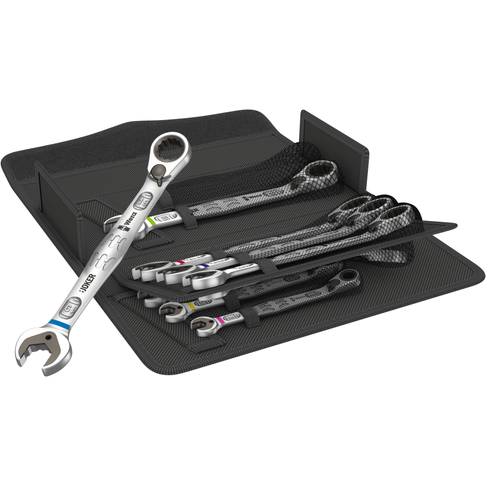 Набір ключів комбінованих Wera з тріскачкою 8-19мм 11шт, в сумці, Joker Switch 6001 05020091001 Одеса - фото 2