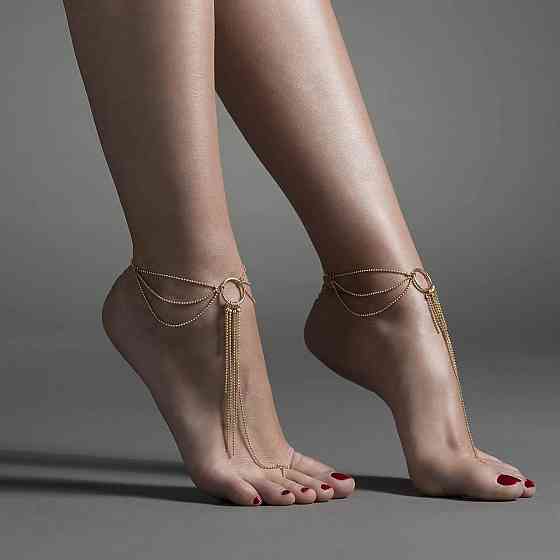 Браслеты для ног Bijoux Indiscrets Magnifique Feet Chain — Gold Sex Aura Київ