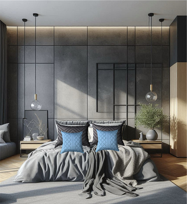 Ecotton Комплект декоративних наволочок Ecotton 45х45 см на змійці Green бірюзовий Коломыя - изображение 3