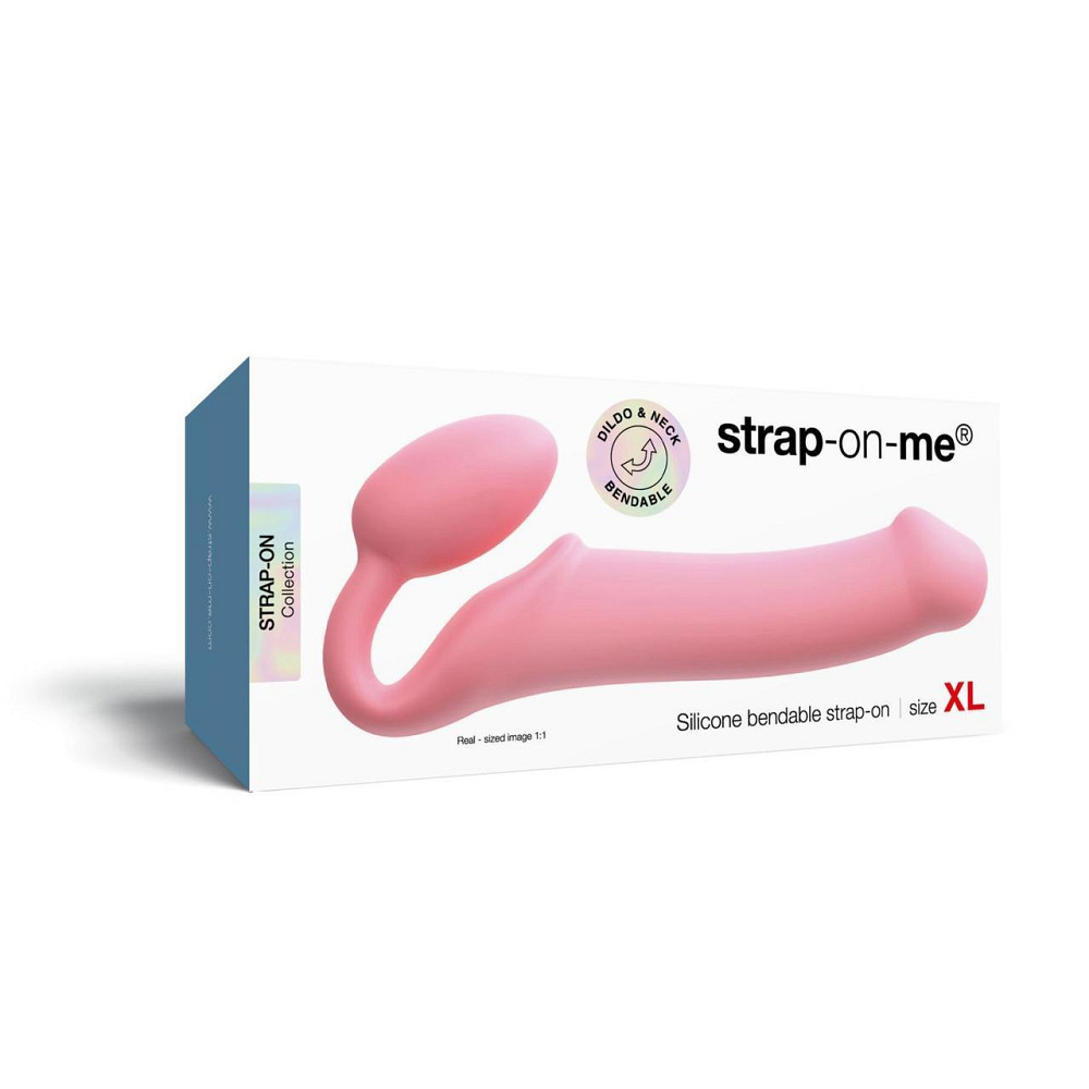 Безремневой страпон Strap-On-Me Rose XL, полностью регулируемый, диаметр 4,5см Sex Aura Киев - изображение 7