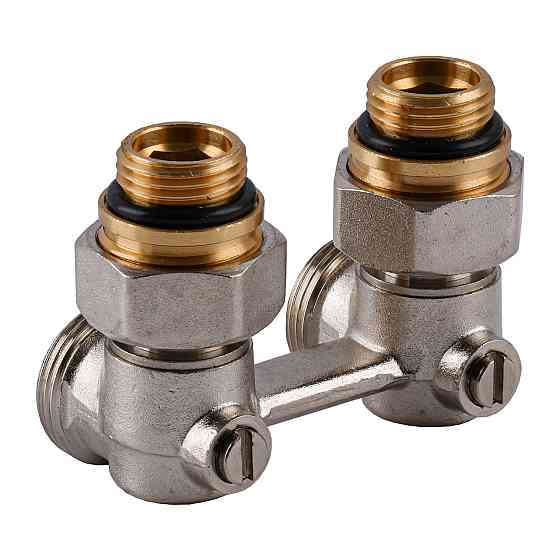 Узел нижнего подключения панельного радиатора SOLOMON NV 5102 угловой шаровой 3/4″ Киев