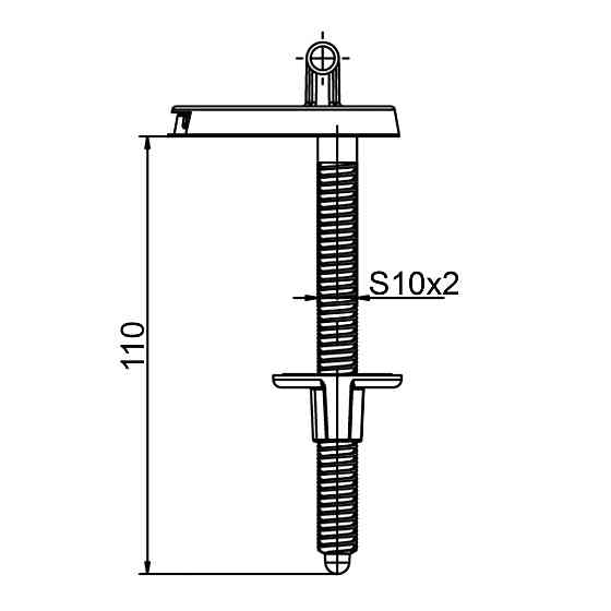 Кріплення OPTIMUM до кришки унітаза MERCURY OPTI 1207 Київ