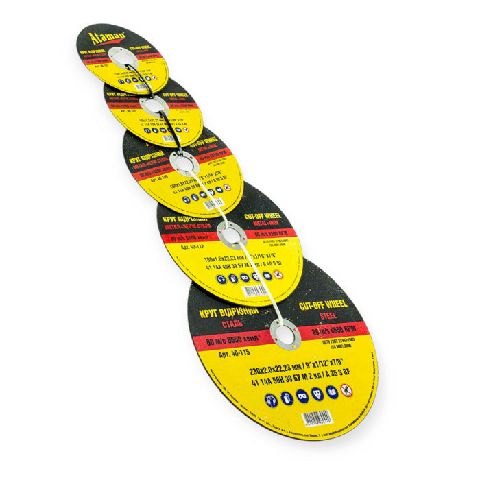Коло відрізне по металу 355 х 3,5 мм (Ataman) Мукачево - фото 1
