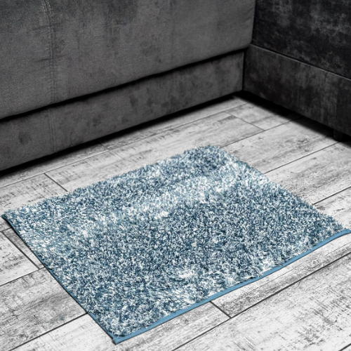 Килимок для ванної 60*50см Comfort синій поліестер Дариана Житомир - фото 2