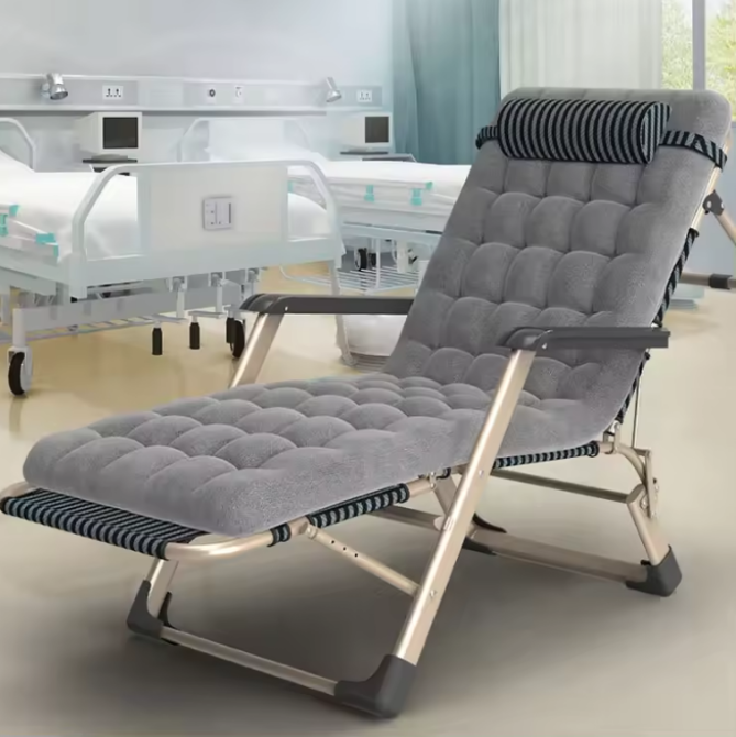 Розкладне крісло ліжко лежак з подушкою LEOBRO (FCB-S01-PP) Київ - фото 4