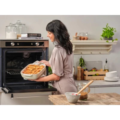 Форма для випікання KitchenAid з кришкою керамогранітна 3,8 л Кремова (CC006109-001) Вінниця - фото 6