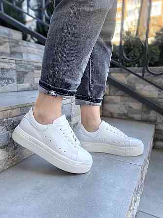 SLATURI Кеди жіночі SLATURI 151 білі (весна-осінь, шкіра натуральна) (4306) Коломыя