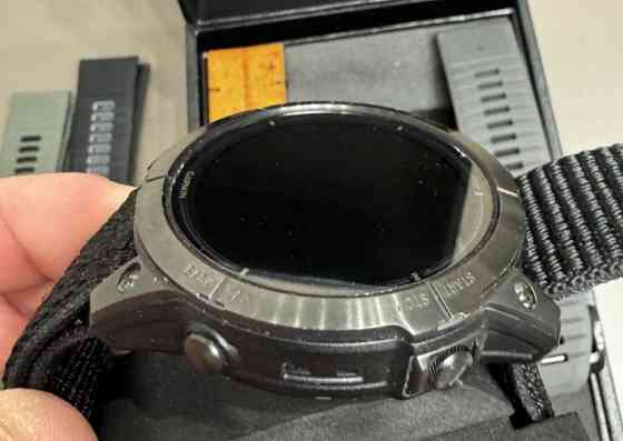 Смарт -Часы Garmin Epix Pro 51 Sapphire Titanium with leather band Киев