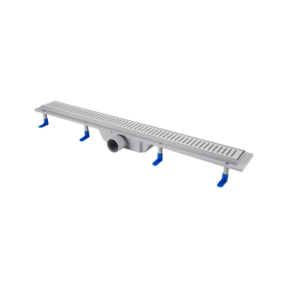 Трап Qtap Dry FB304-800 линейный с сухим затвором и нержавеющей решеткой 800х73 Киев - изображение 1