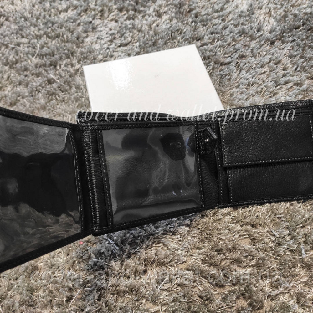 Солідний чоловічий гаманець для грошей і документів з натуральної шкіри MD 538 Київ - фото 8