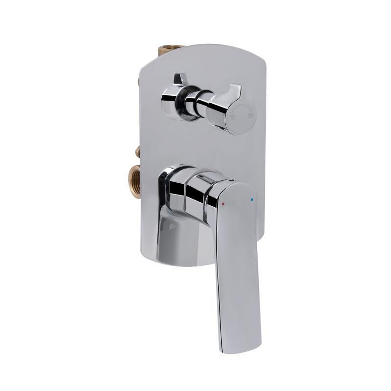 Душевая система из латуни Qtap Slavonice скрытого монтажа на два потребителя QTSLA113CRM45898 Chrome Харьков - изображение 4