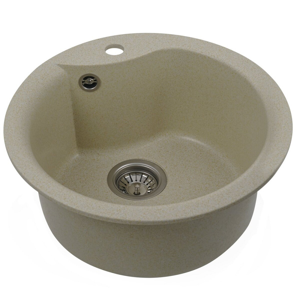 VALESO Гранітна мийка для кухні VALESO TURAS 480 матова Пісок Киев - изображение 8