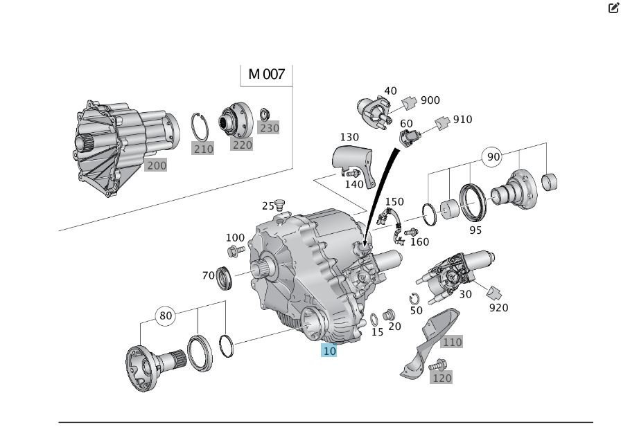 Mercedes-Benz  A2512803400 Роздавальна коробка ML/GLE W166 GLE Coupe C292 GL/GLS X166 Одесса - изображение 2