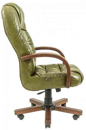 Офисное Кресло Руководителя Richman Richard Madras Olive Wood Venge М2 AnyFix Оливковый Киев
