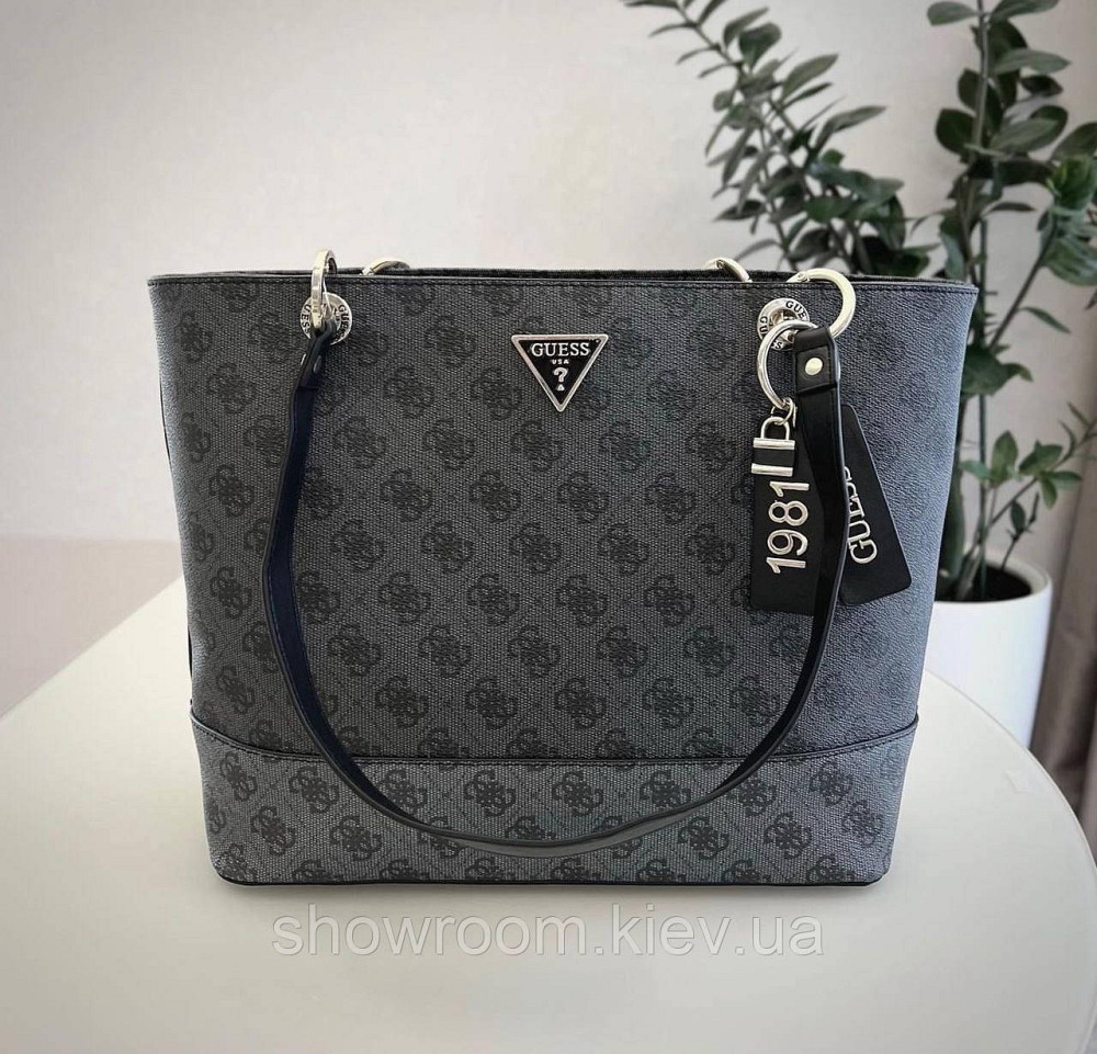 Жіноча сумка шоппер Guess (866530) сіра Київ - фото 1