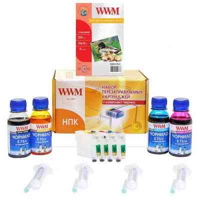 Комплект перезаправляемых картриджей WWM Epson C79/TX200/TX209/ TX400/ TX409 (RC.T073N) Винница