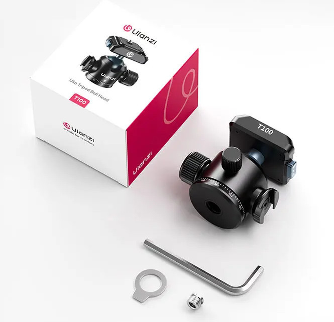 Головка штативная шаровая 360 6кг Uka Ulanzi T100 Киев - изображение 5