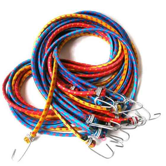 Багажна гумка РБЦ-2000 для візка – еластичний фіксатор 200 см з гачками для кріплення вантажу Харків