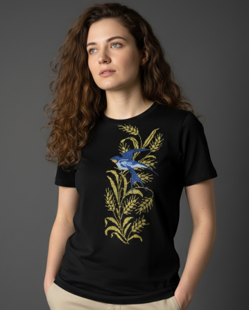 Жіноча вишиванка Ластівки в Колосках Київ