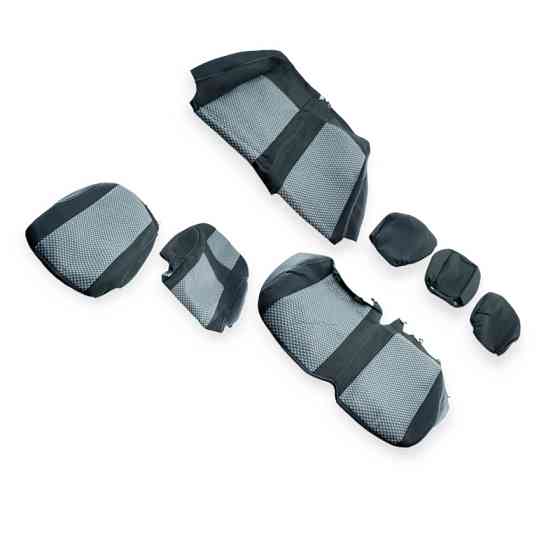 Чохли opel vivaro (1+2) 2001-2014 фургон «тканина» сірі салону Мукачево