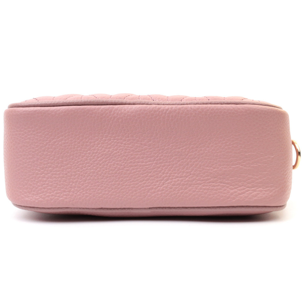 Красива стьобана жіноча сумка з натуральної шкіри Vintage 22614 Рожева Київ - фото 6