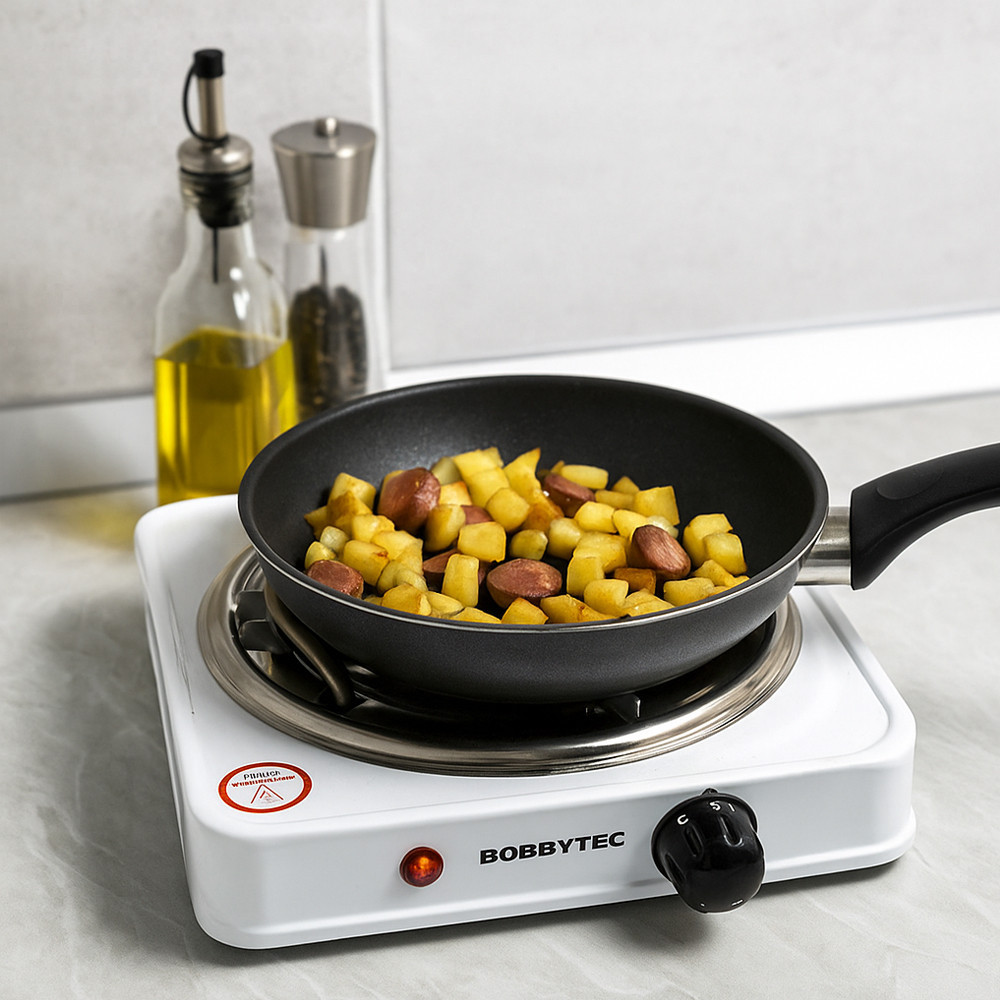 Настільна електроплита на одну конфорку 1000Вт,HP-01S SBR Київ - фото 1