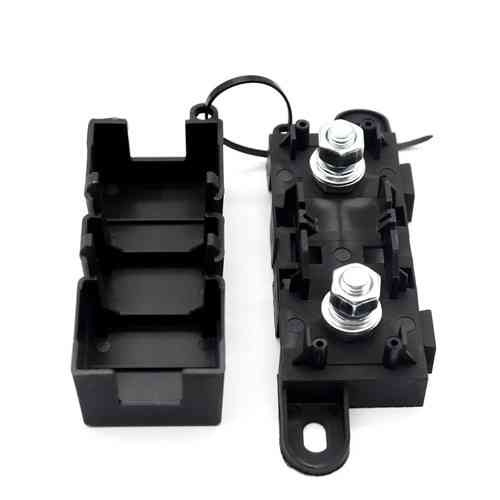 Силовий плавкий запобіжник MEGA 250А з тримачем M8 і захисною кришкою Київ