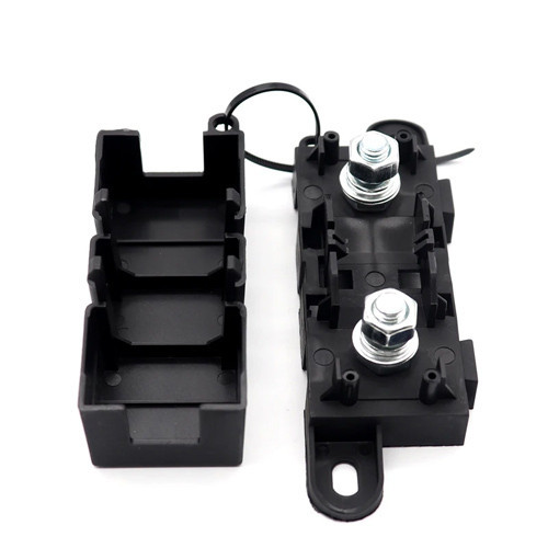 Силовий плавкий запобіжник MEGA 250А з тримачем M8 і захисною кришкою Київ - фото 3